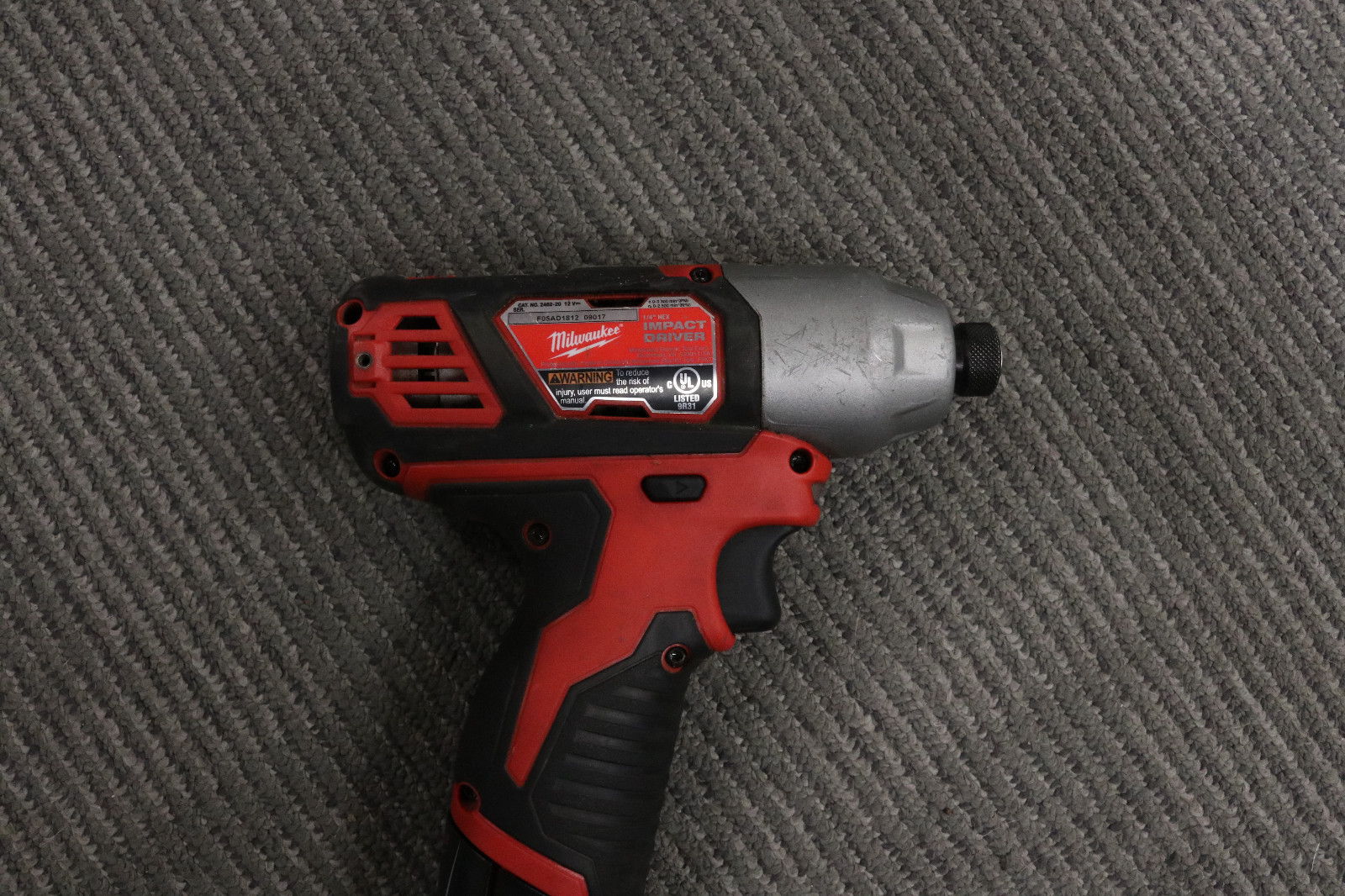 Milwaukee 2462-20 12V 1/4