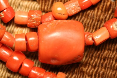 125 cm Long Strand Natural Coral Mixed Colored Sticks