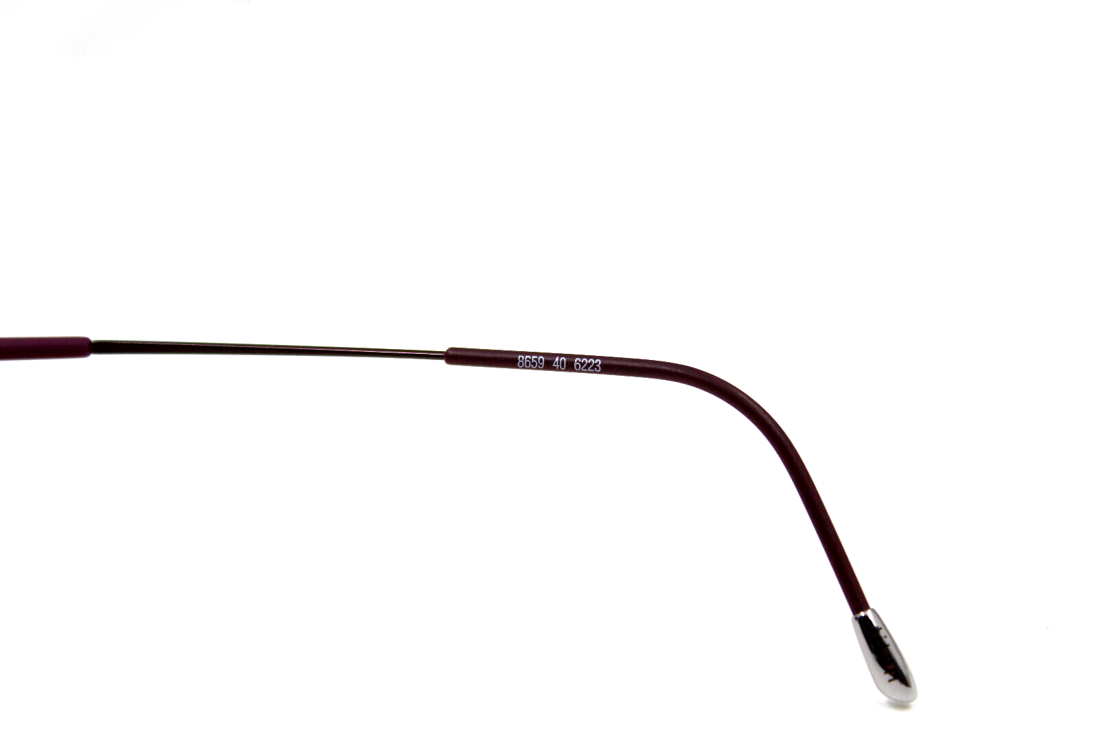 Pre-owned Silhouette Adventurer 8659 6223 Violet Dark/aubergine Shiny Authentic Sunglasses In Purple