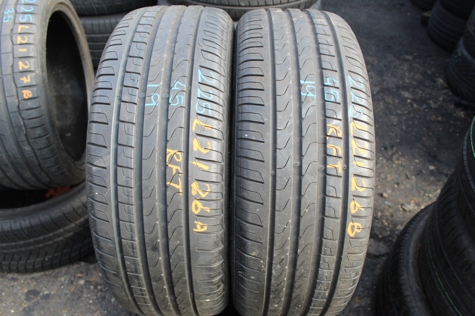 225 45 19 Pirelli, Cinturato P7, RunFlat, 97Y, x2 A Pair 6.0mm (F1_tyres) L2126