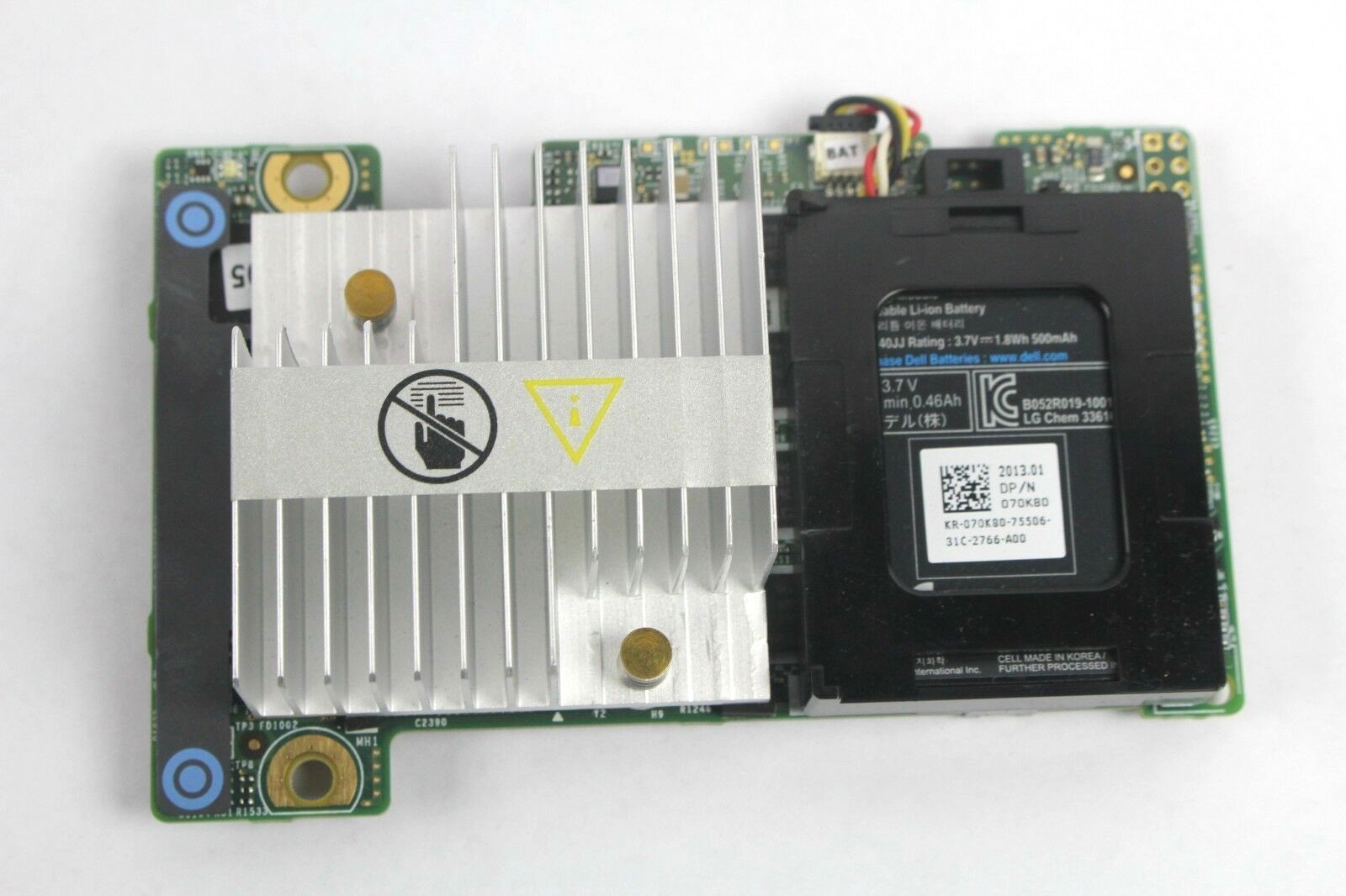 Dell PowerEdge 1GB Mini RAID Controller Card DP/N 0TY8F9 w/ Battery DP/N 070K80