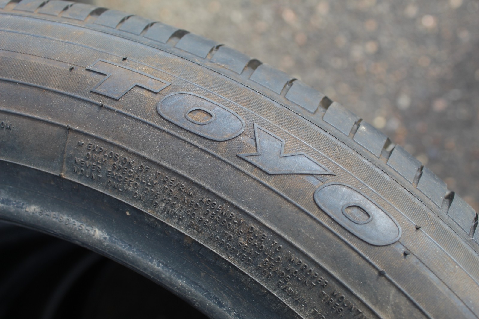 New 215 50 18 Toyo, Proxes R40, 92V, x1 Tyre (F1_tyres) L3824