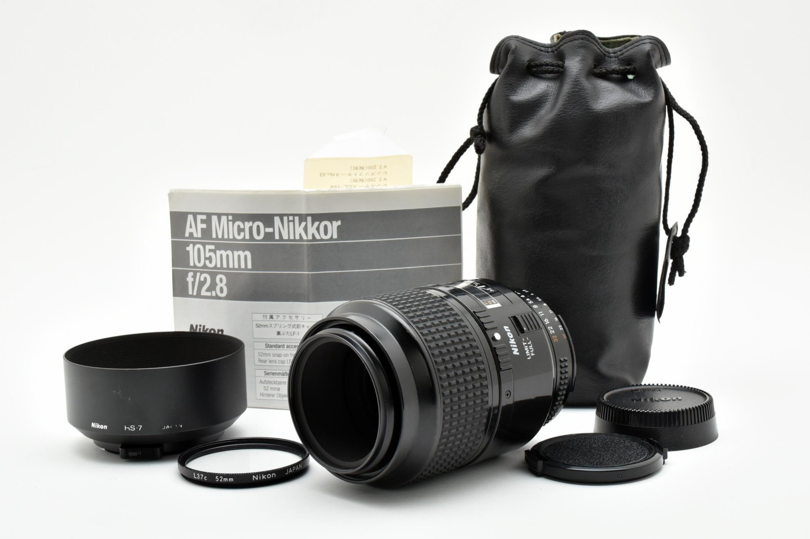 Nikon AF MICRO NIKKOR 105mm f/2.8 D Lens From Japan *Exc+5