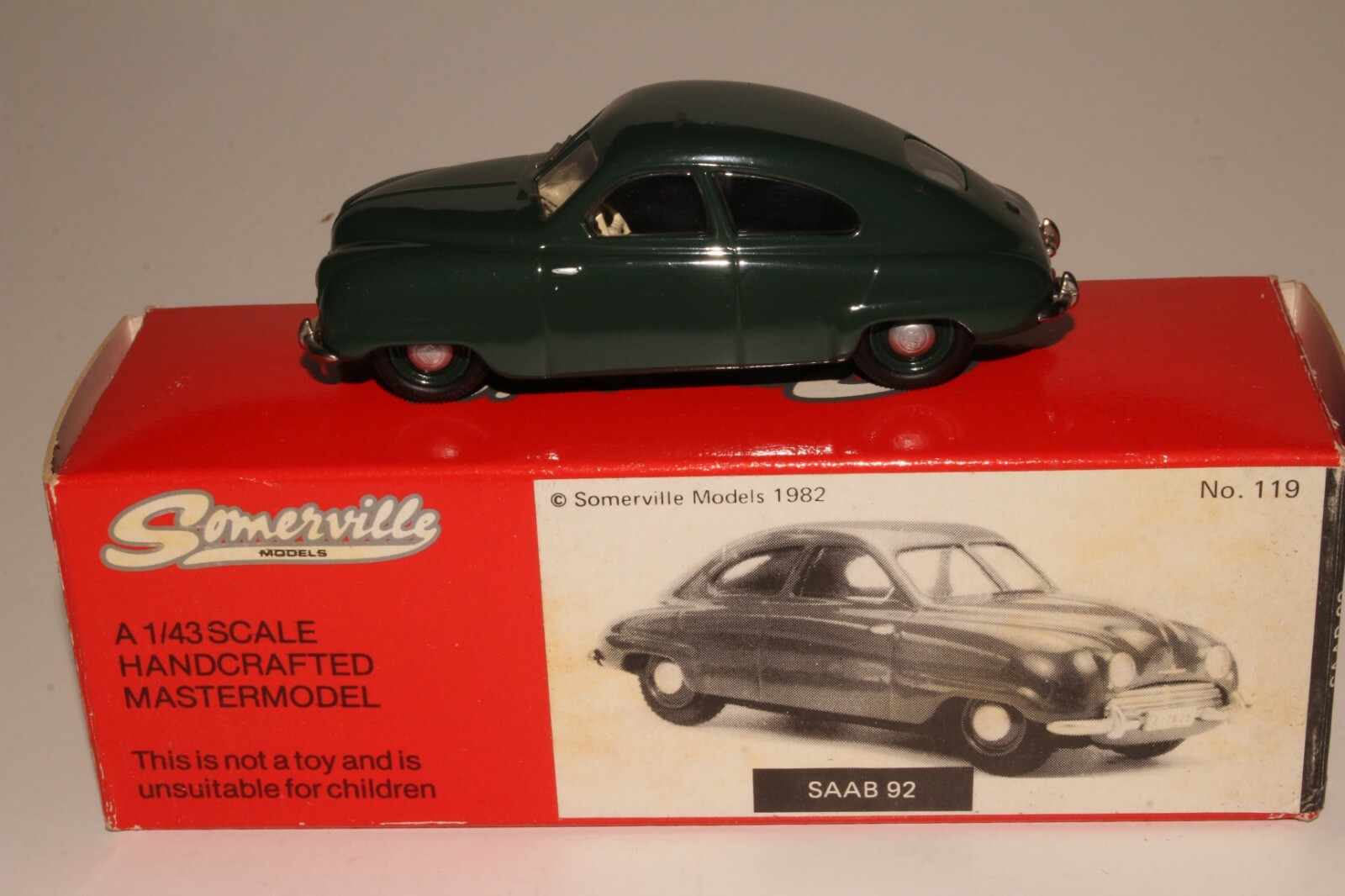 お歳暮 のし 1950's Models, Somerville Saab Scale 1/43 Sedan, Door 2 92, ミニカー