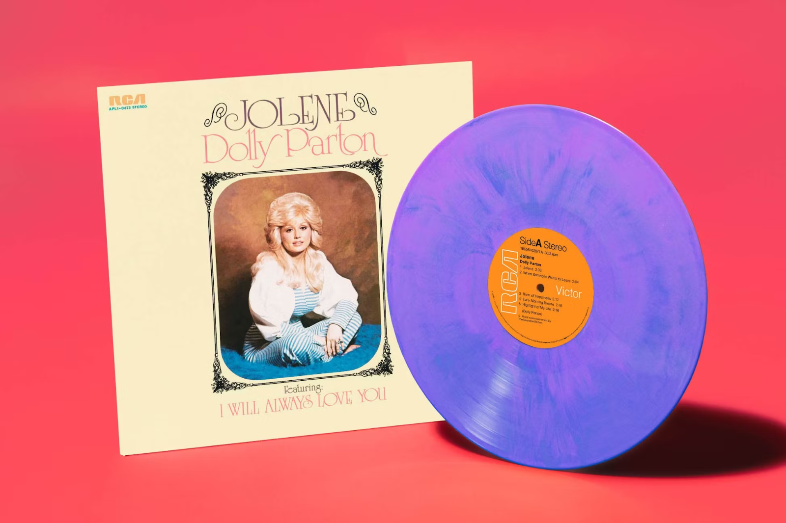 DOLLY PARTON JOLENE VINYL NEW! LIMITED 180 GRAM PURPLE+BLUE