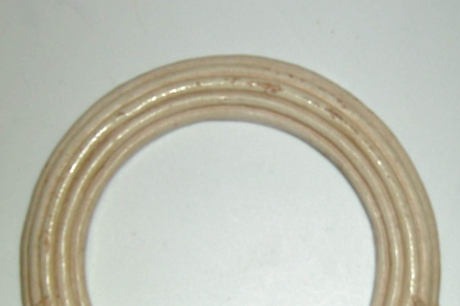 5 Carved Pressed Wood Round Ribbon Frame Architectural Salvage Pediment Applique