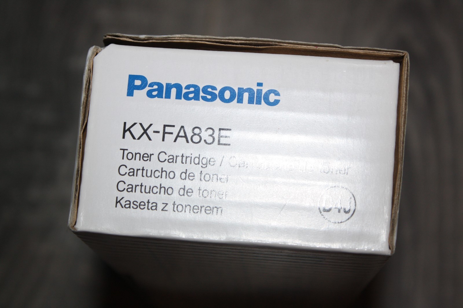 Genuine original Panasonic KX-FA83E Toner Cartridge black