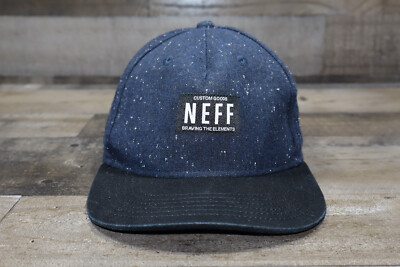 Neff Original Apparel Co Snap Back Hat Cap Mens Red Black Surf Floral Flat Bill