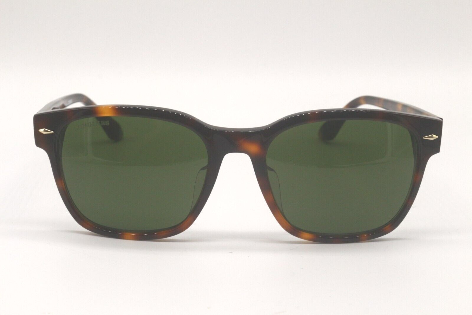 Pre-owned Longines Lg 0015-h 52n Havana Gold Zeiss Lens Authentic Sunglasses 56-19 In Green