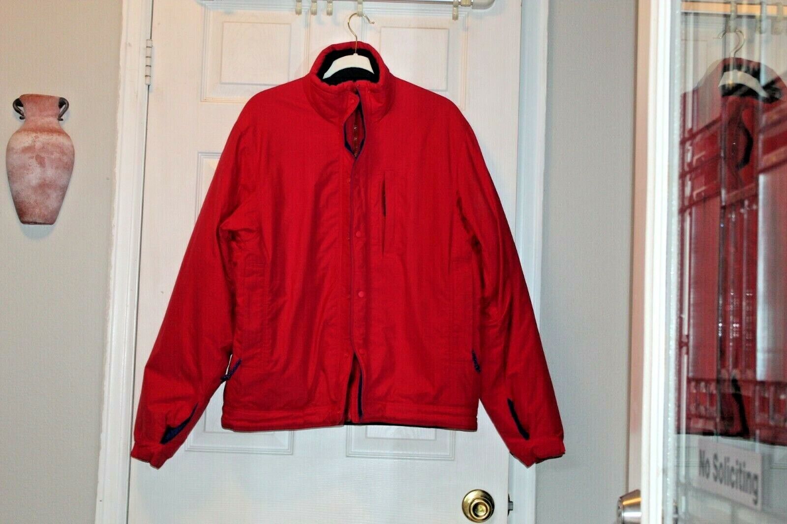 PATAGONIA RED WITH BLUE LINING MEN'S JACKET SZ M | eBay PATAGONIA RED WITH BLUE LINING MEN'S JACKET SZ M | eBay