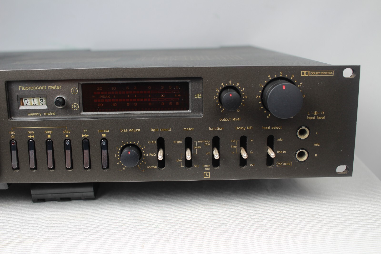 Technics RS-M85 Two Head Cassette Deck NOT WORKING