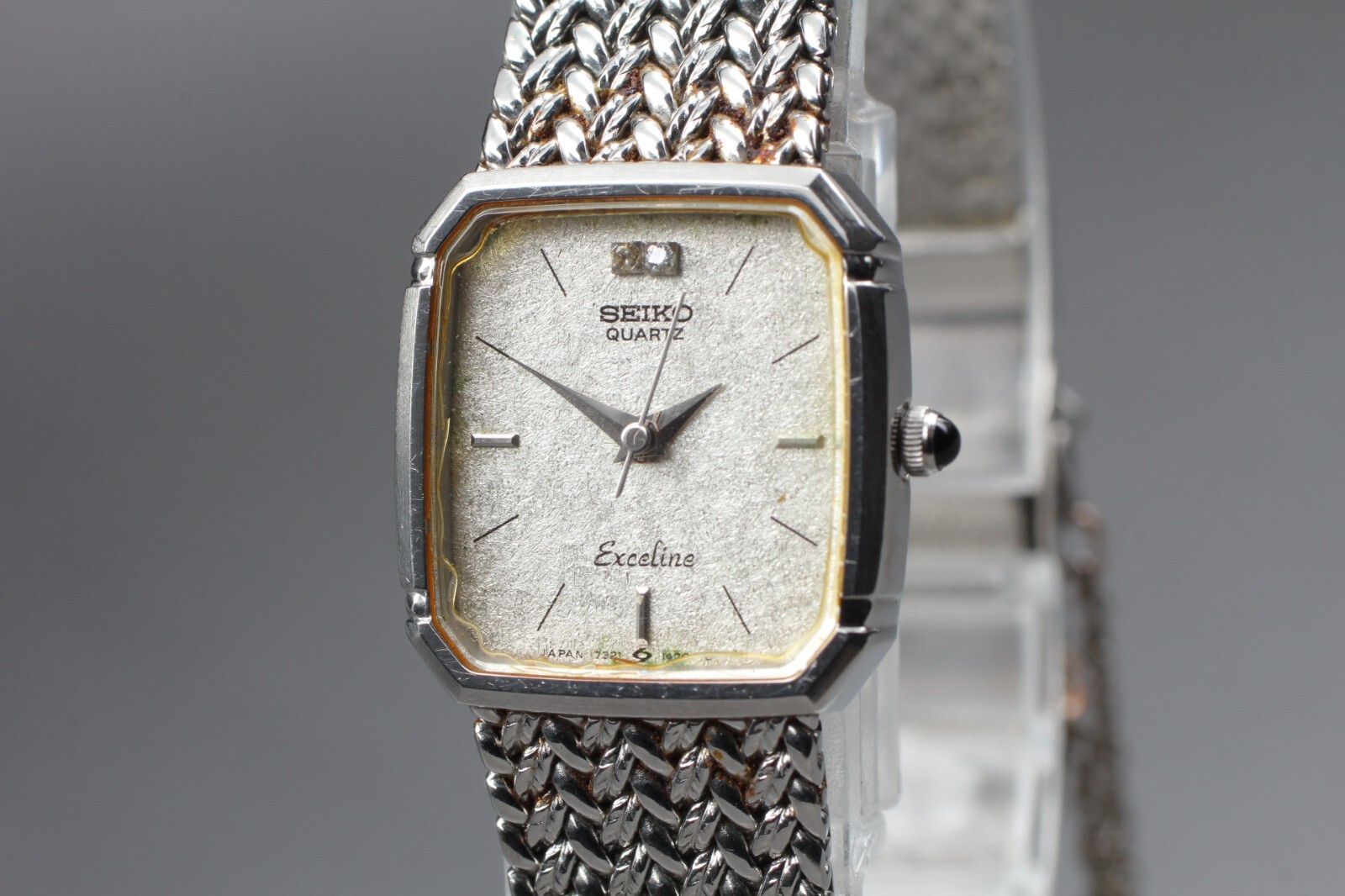 SEIKO セイコー EXCELINE 7321- 5910 クォーツ 腕時計 EXC+5* Vintage SEIKO Exceline 7321-5910 Women 18mm DIA