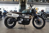 Triumph Scrambler 1200X, 2026, Matt Khaki Green IN STOCK NOW Only £12145. 