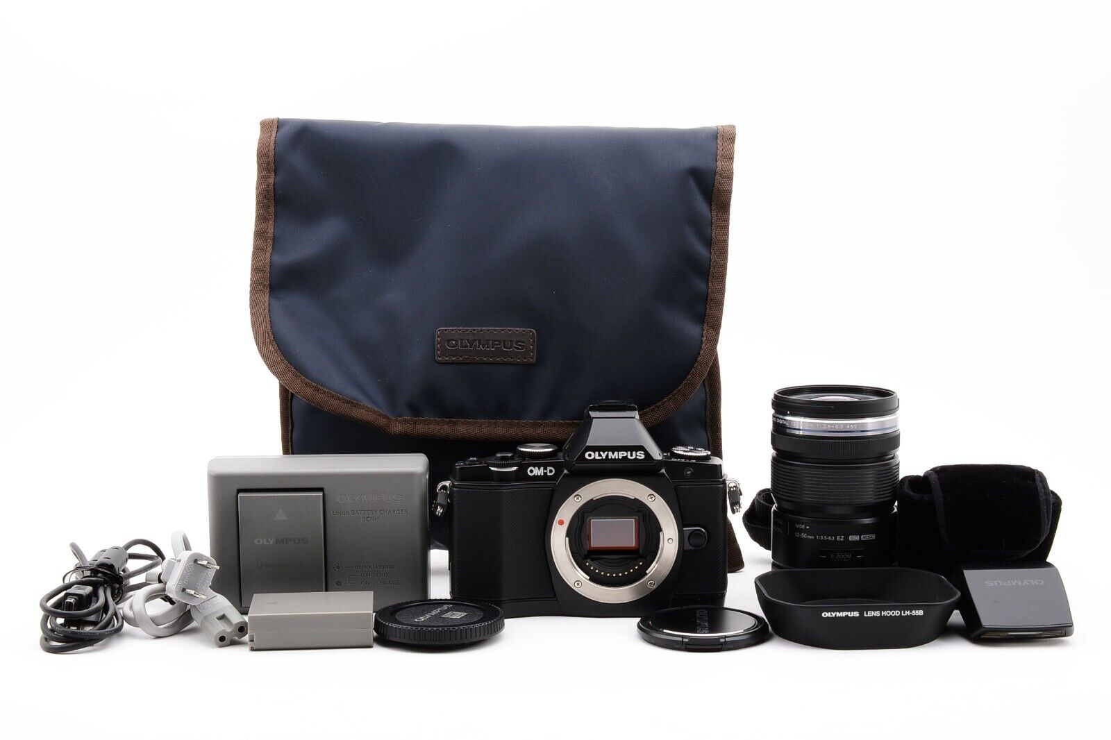 OLYMPUS OM-D E-M5 16.1 MP Black 12-50mm EZ Lens kit w/Case OLYMPUS OM-D E-M5 16.1 MP Black 12-50mm EZ Lens kit w/Case