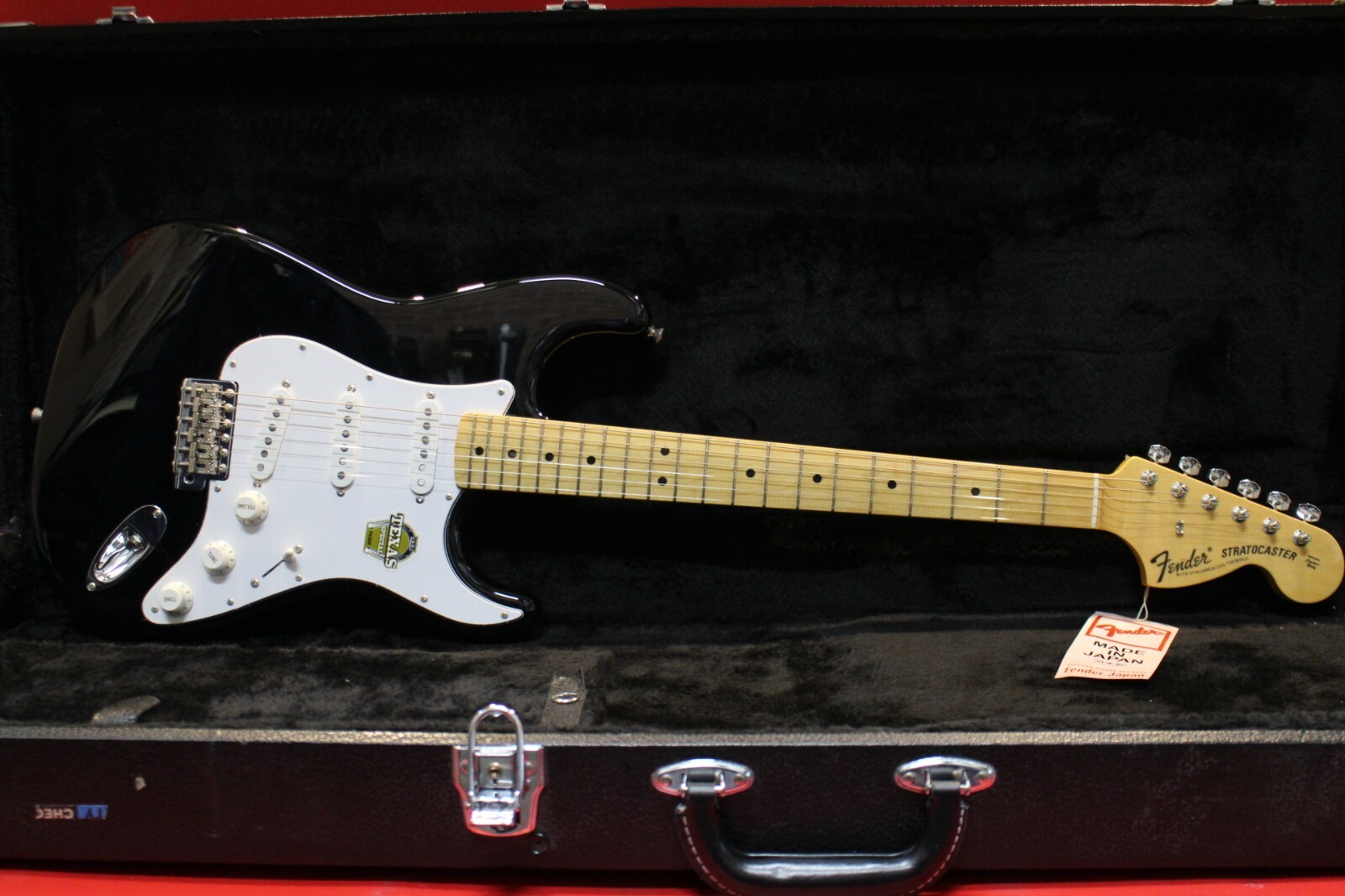 Open Box Fender Japan ST68-TX BLK Stratocaster Black Guitar