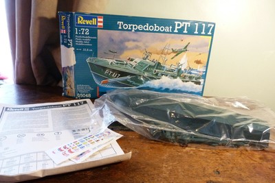 Revell US Marine Torpedo Boat PT 117 1/72 scale plastic model kit No: 05048