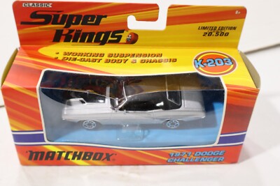 1971 Dodge Challenger - Matchbox Super Kings - (K-203) - 2005 Brand New