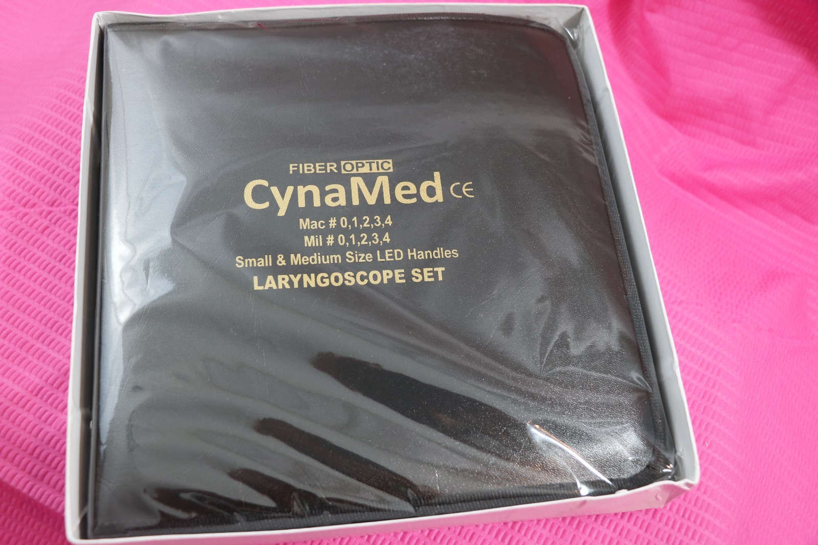 SET OF 10 FIBER OPTIC MAC & MILLER LARYNGOSCOPE BLADE+2 HANDLE INTUBATON kit