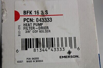 Emerson Flow Controls 3/8'' ODF BFK-163S Series Liquid line Bi-Directional Filter