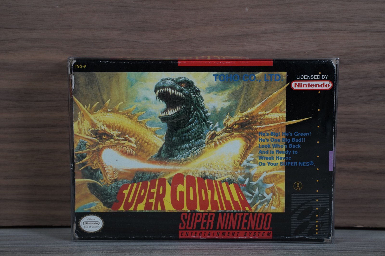 Super Godzilla (SNES, 1993) Authentic Complete Tested