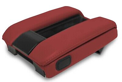 Console Lid Armrest Cover Leather for BMW E38 1995-2001 Red