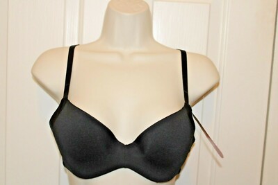 Maidenform Smooth Finish Push Black Bra Style ME0009 34B