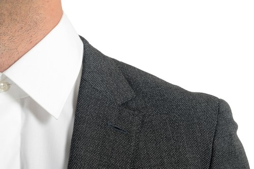 Pre-owned Hugo Boss "novan6/ben2" Men's 100% Wool Slim Gray Two Button Suit
