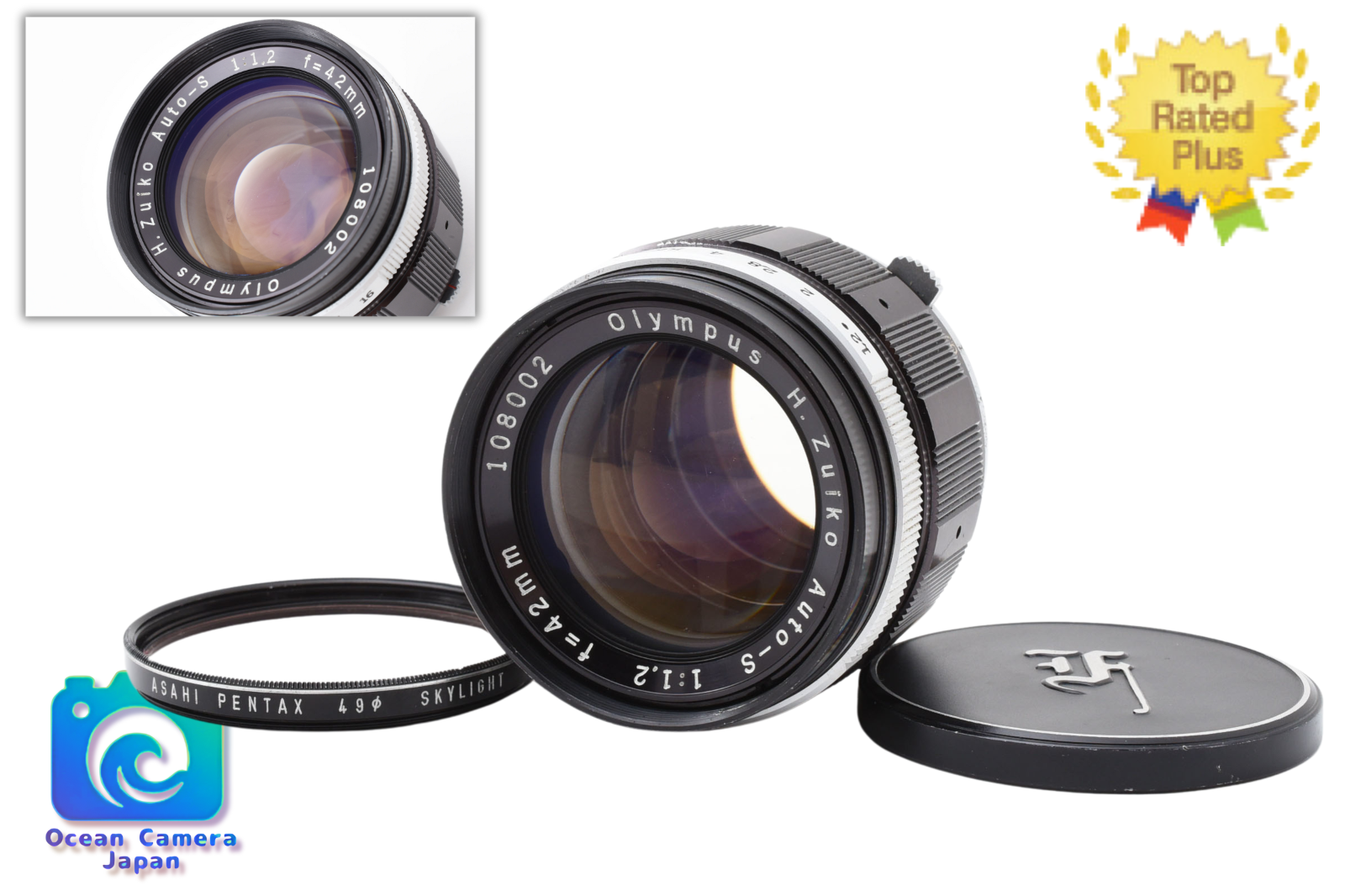 Olympus H. Zuiko Auto-S 42mm f⁄1.2 Lens (Olympus Pen Mount