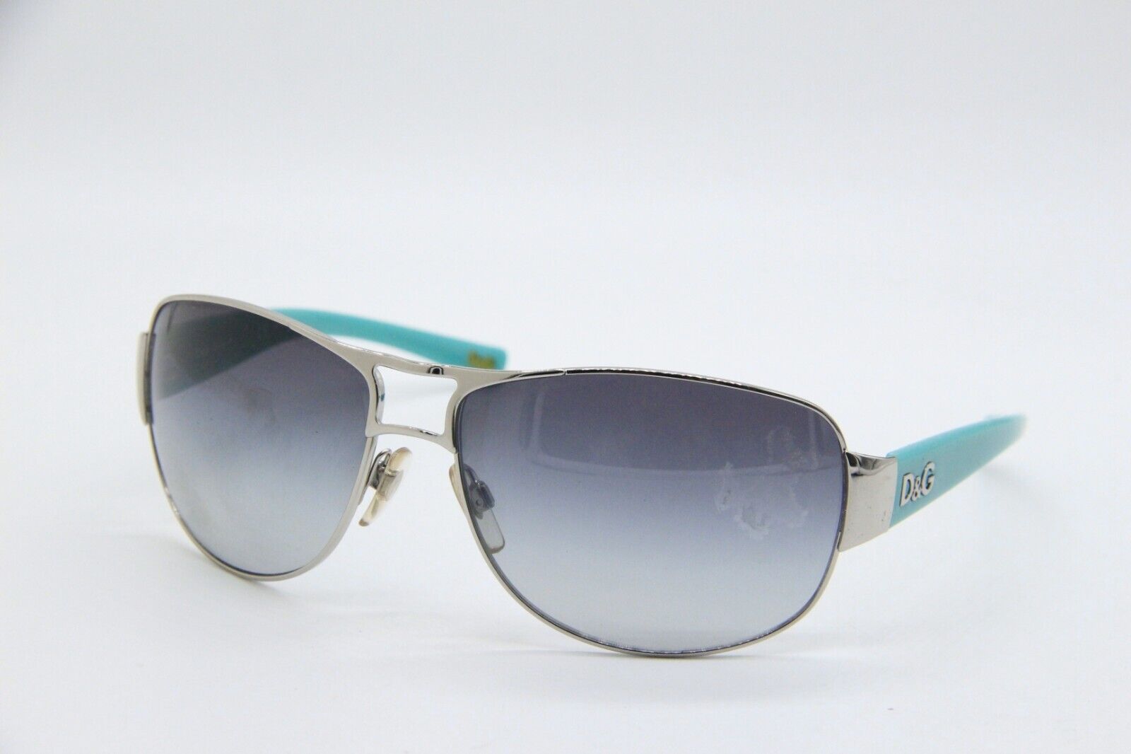 DOLCE & GABBANA DG 6056 216/8G SLVER TIFFANY BLUE AUTHENTIC DOLCE & GABBANA DG 6056 216/8G SLVER TIFFANY BLUE AUTHENTIC
