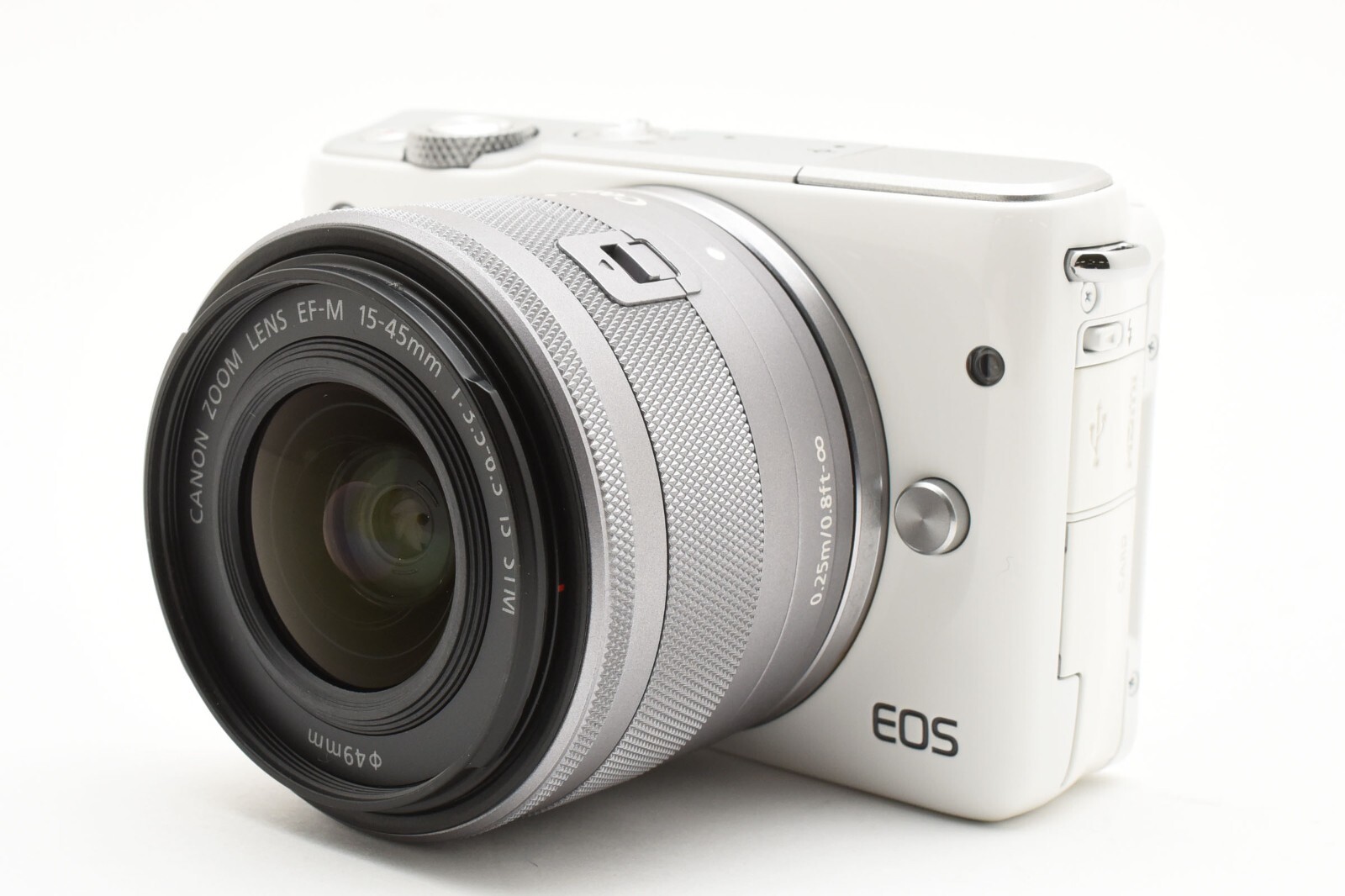 Canon EOS M10 EF-M15-45mm レンズキット ホワイト Amazon | Canon ミラーレス一眼カメラ EOS M10 レンズキット