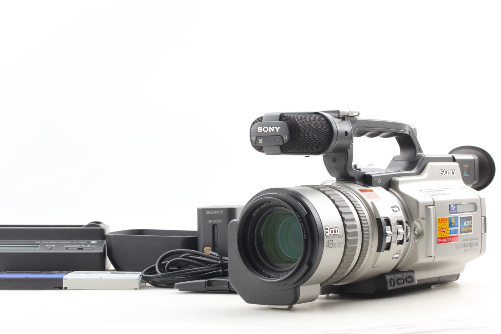 MINT w/Hood] Sony DCR-VX2000 Camcorder Silver 3CCD Mini DV
