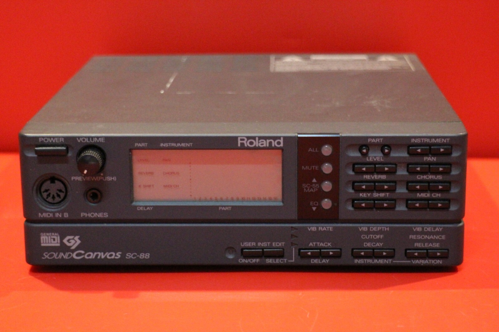 USED Roland SC-88 sc 88 Sound Canvas Module Synth Rack U1566