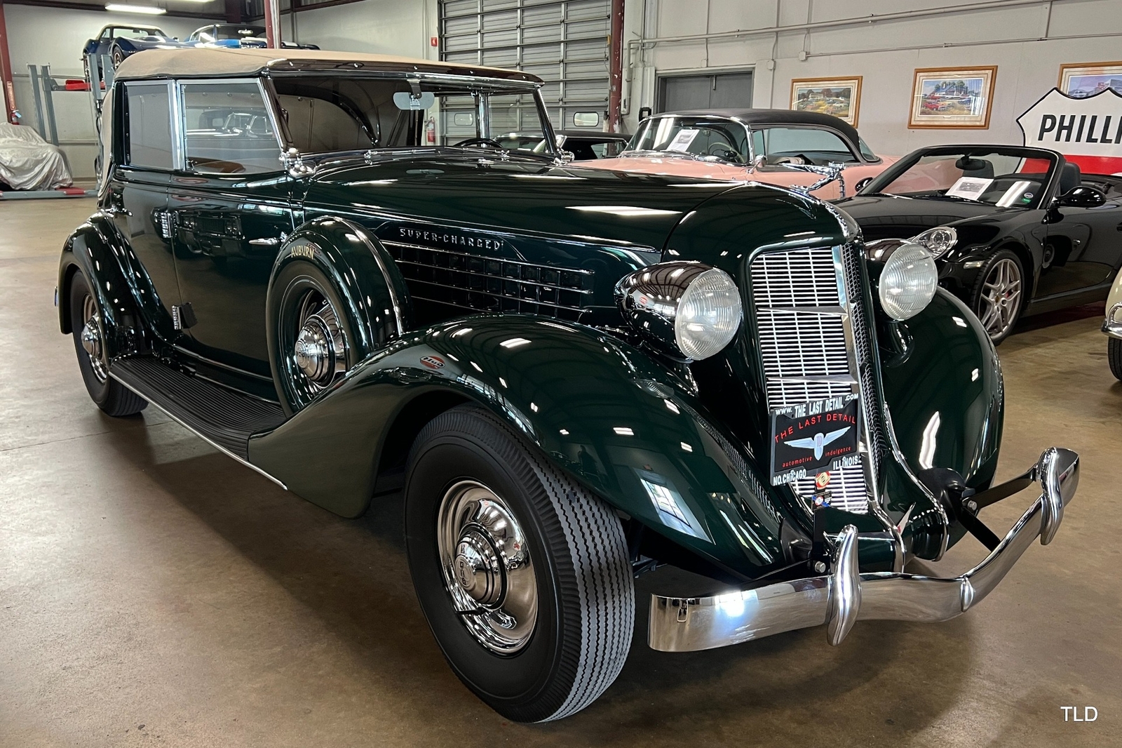 1935 Auburn 851SC Phaeton, Green with 706 Miles available now!