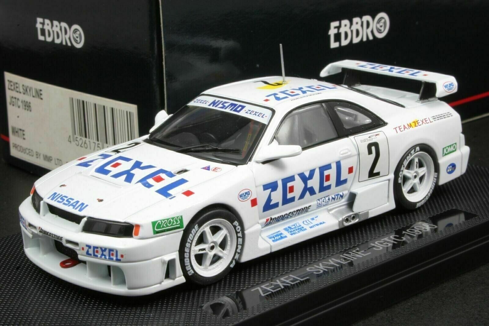 Ebbro 43978 1:43 ZEXEL Nismo Nissan Skyline GT-R (R33) JGTC 1996 Die Cast Model Ebbro 43978 1:43 ZEXEL Nismo Nissan Skyline GT-R (R33) JGTC 1996 Die Cast Model