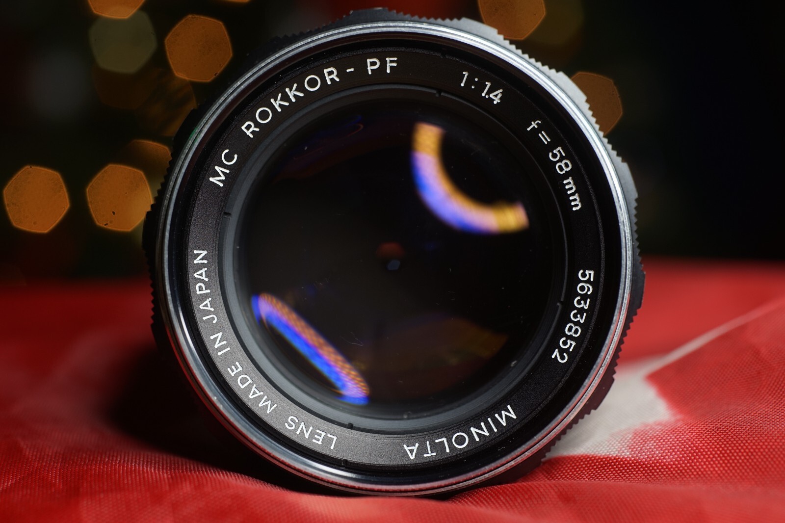 Minolta MC Rokkor- PF 58mm f/1.4 Lens | eBay