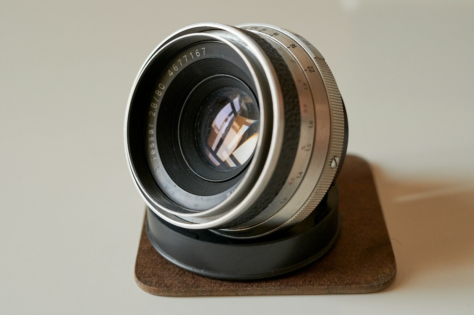 珍品‼️ Carl Zeiss Tessar 80/2.8 P6-Eos 珍品‼️ Carl Zeiss Tessar 80/2.8 P6-Eos