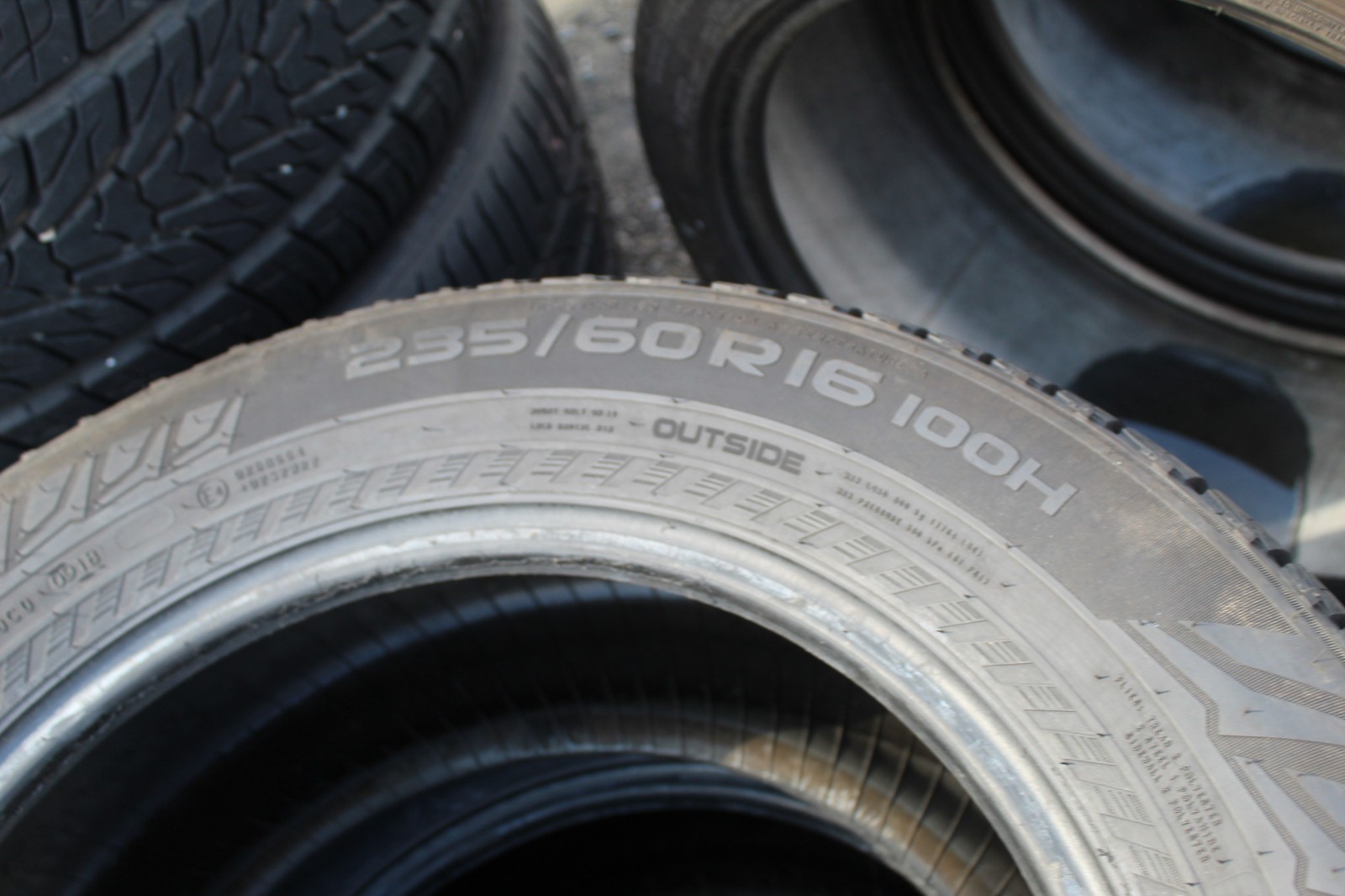 235 60 16 Nokian, Line SUV, 100H, x2 A Pair 8.0mm (F1_tyres) L3812