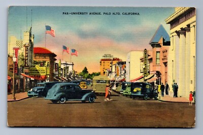1941 UNIV. AVE PALO ALTO CA, LESLIE HOWARD 1933 BERKELEY SQUARE FILM Postcard P8
