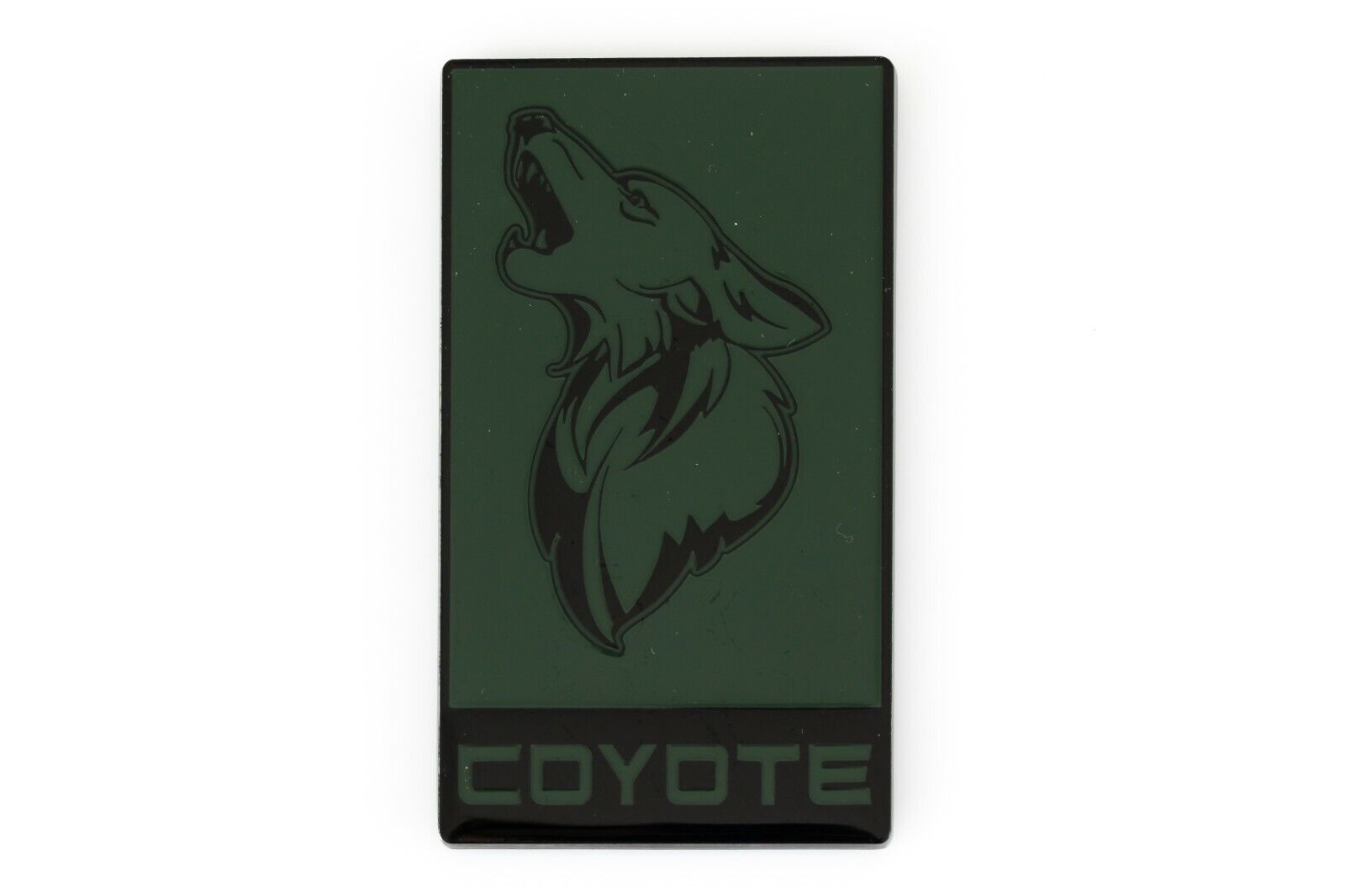 Color:Dark Green:2011-2024+ Mustang Coyote Badge - GT350 Style Emblem - All Metal Heavy Duty!