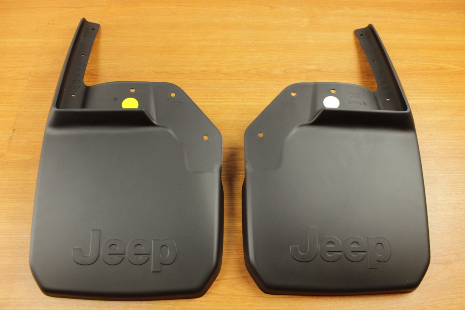 20072018 Jeep Wrangler JK Deluxe Front Molded Splash Guards Mud Flaps