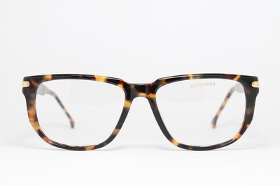 JIL SANDER 253-710 58-18 Original Vintage Eyeglasses Glasses Frame Tortoise XL