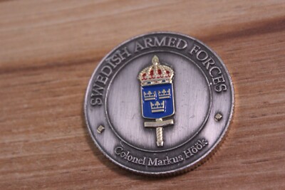 Swedish Armed Forces Mobile Task Force Command Challenge Coin