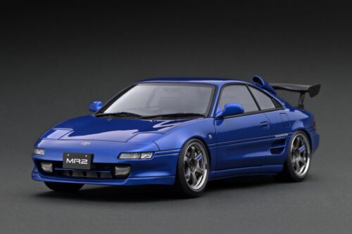 ignition model IG3337 1/18 MR2 SW20 Blue Metallic TE37 type ignition model IG3337 1/18 MR2 SW20 Blue Metallic TE37 type
