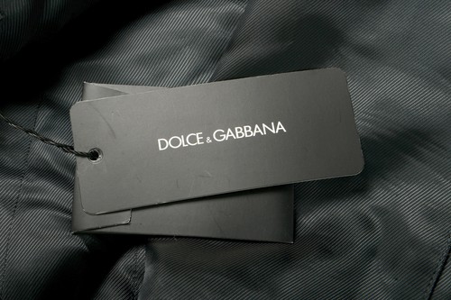 Pre-owned Dolce & Gabbana Men's "gold" 100% Wool Striped Three Piece Suit Us 34r It 44r In Gray