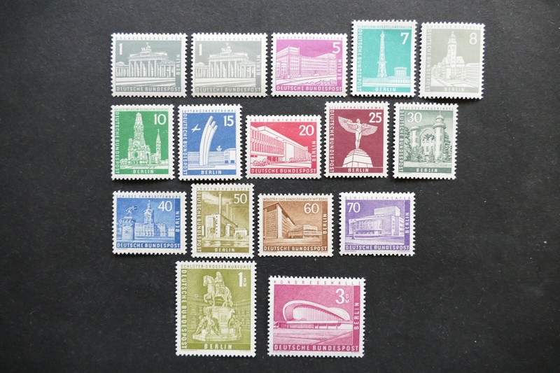 Berlin Minr. 140-154 Neuf** (Aj 286)
