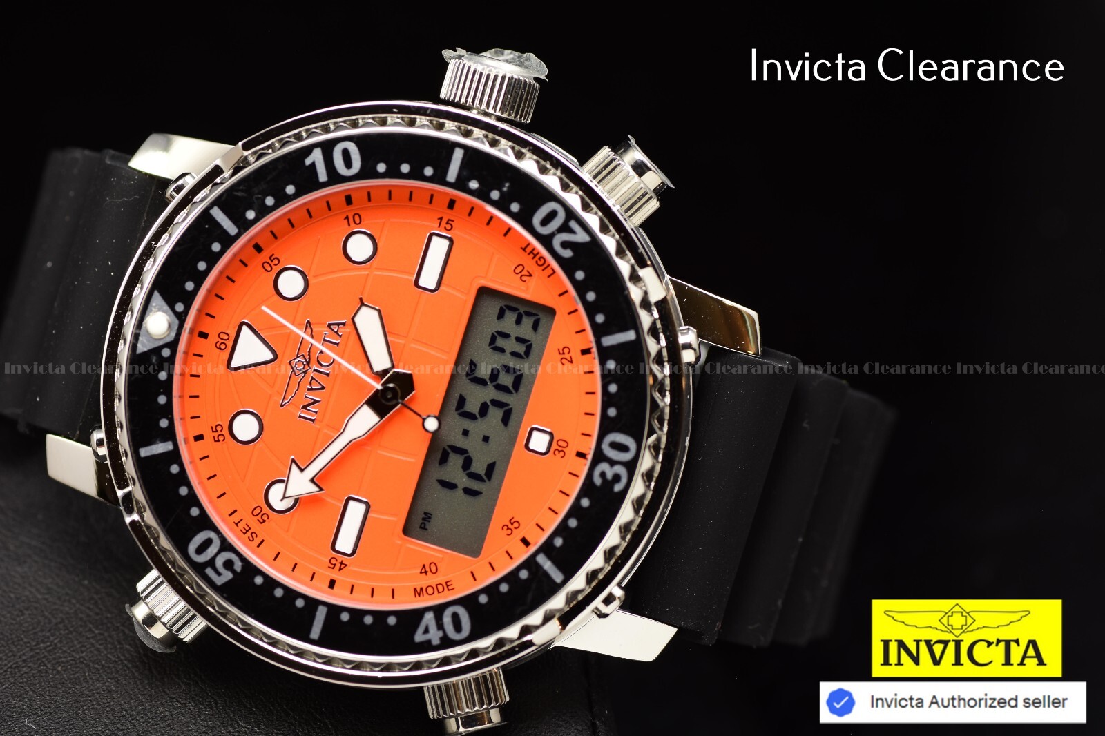 オレンジ文字盤☆クォーツ INVICTA Pro Diver 47159 Pro Diver model