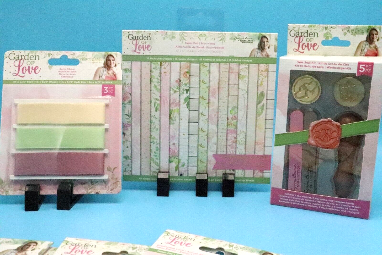 Crafters Companion- Garden Of Love -Die Cutting - Card Making- Stamps- Wax SEAL