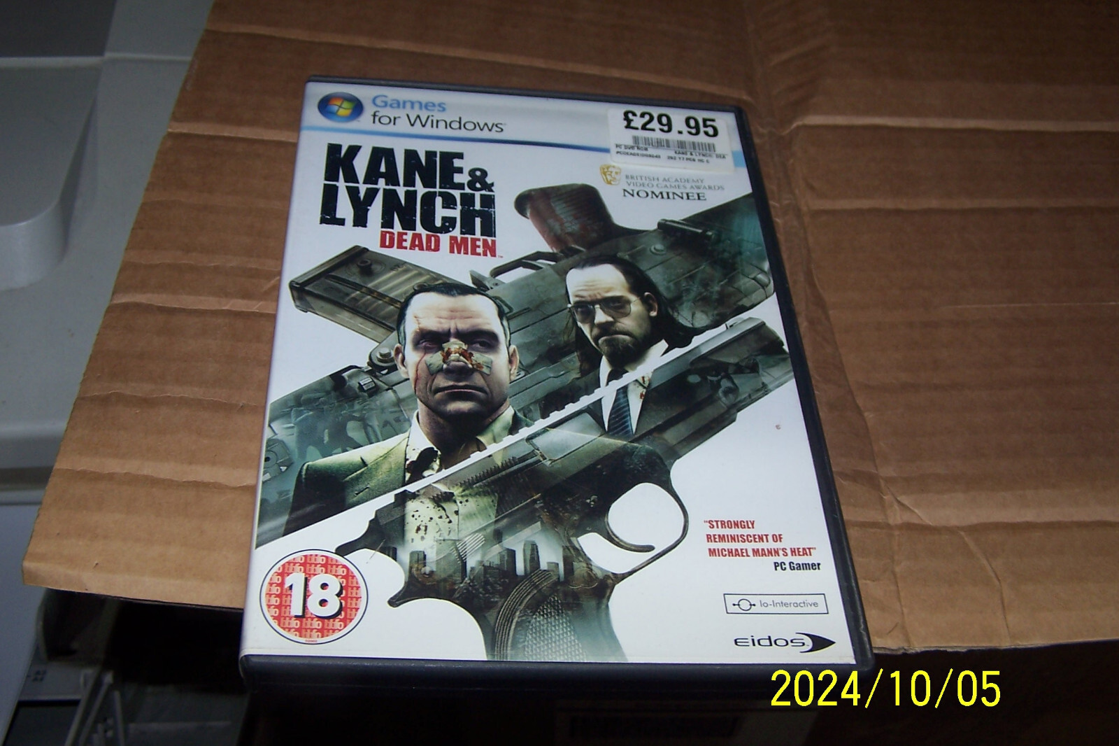 Nintendo Switch JVG-496 XBOX360 KANE&LYNCH DEAD MEN XBOX 360 Kane and Lynch Dead Men Japanese Edition Very Good