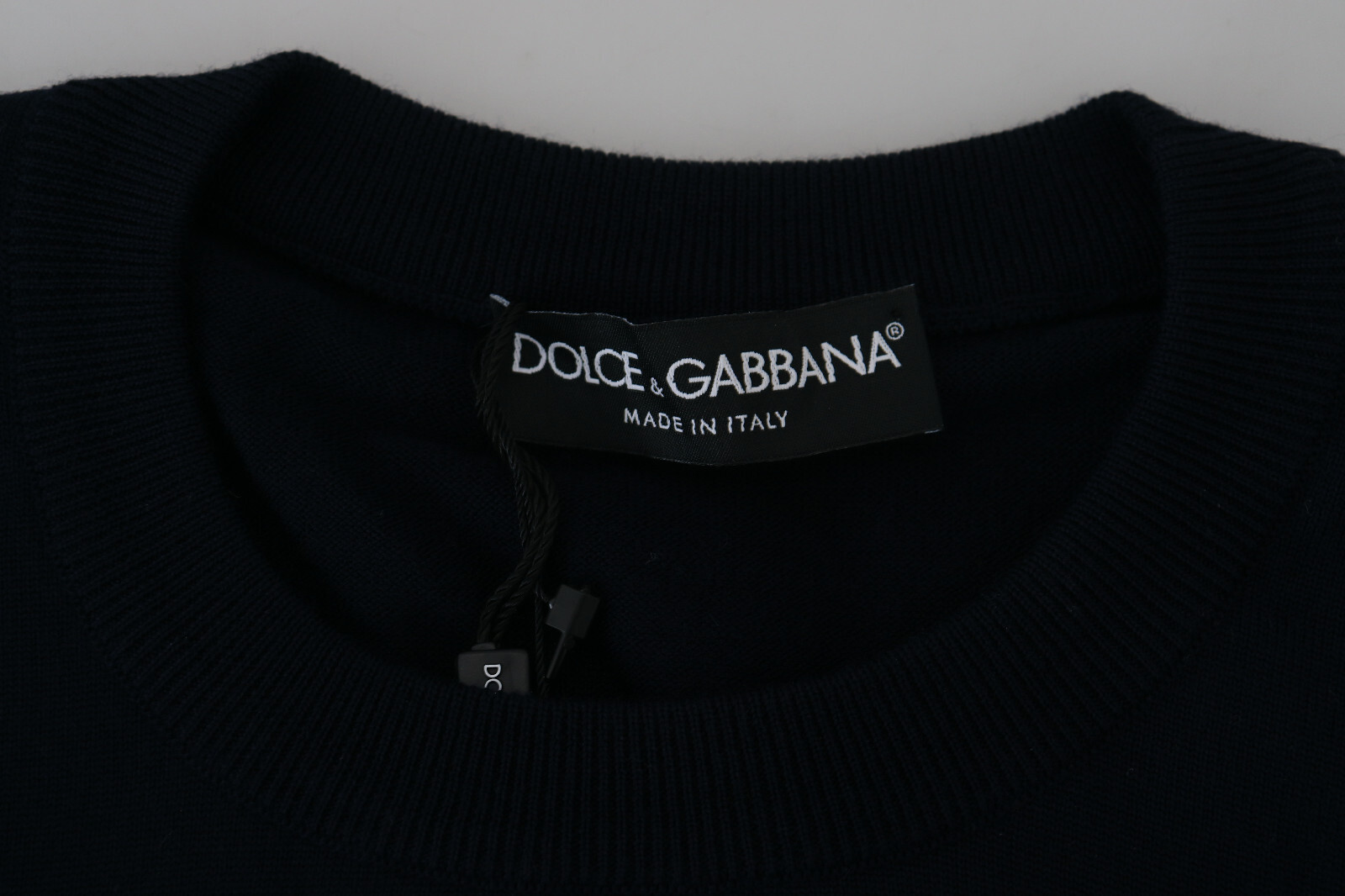 

DOLCE - GABBANA Свитер CAESAR Синий Шерстяной Шелковый Пуловер IT46 / US36 /  1300usd