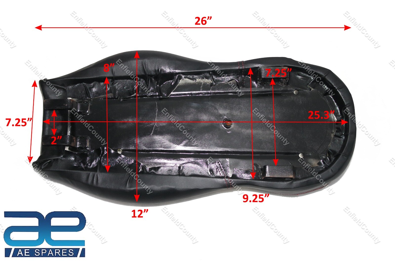 For Royal Enfield Interceptor 650 Custom Cushioned Dual Seat Diamond Design  